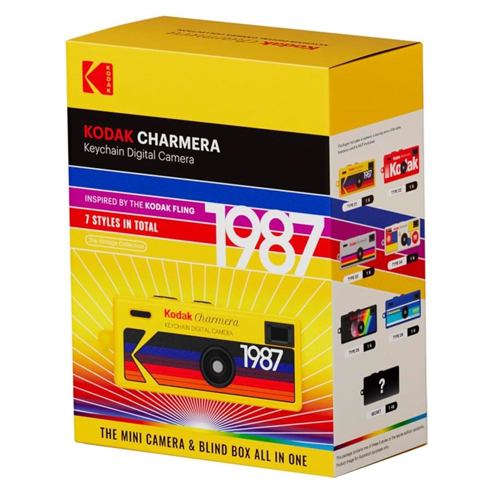 Cámara Kodak Charmera Mini Llavero - Estilo Retro y Portátil