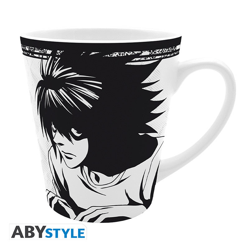 Taza Death Note 250 ml - Diseño L, Cerámica Resistente, Apta Microondas y Lavavajillas