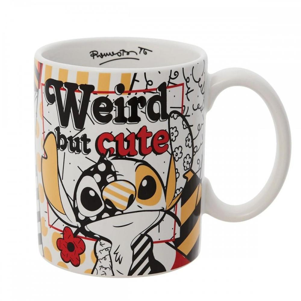 Taza Enesco Disney Stitch "Weird but Cute"
