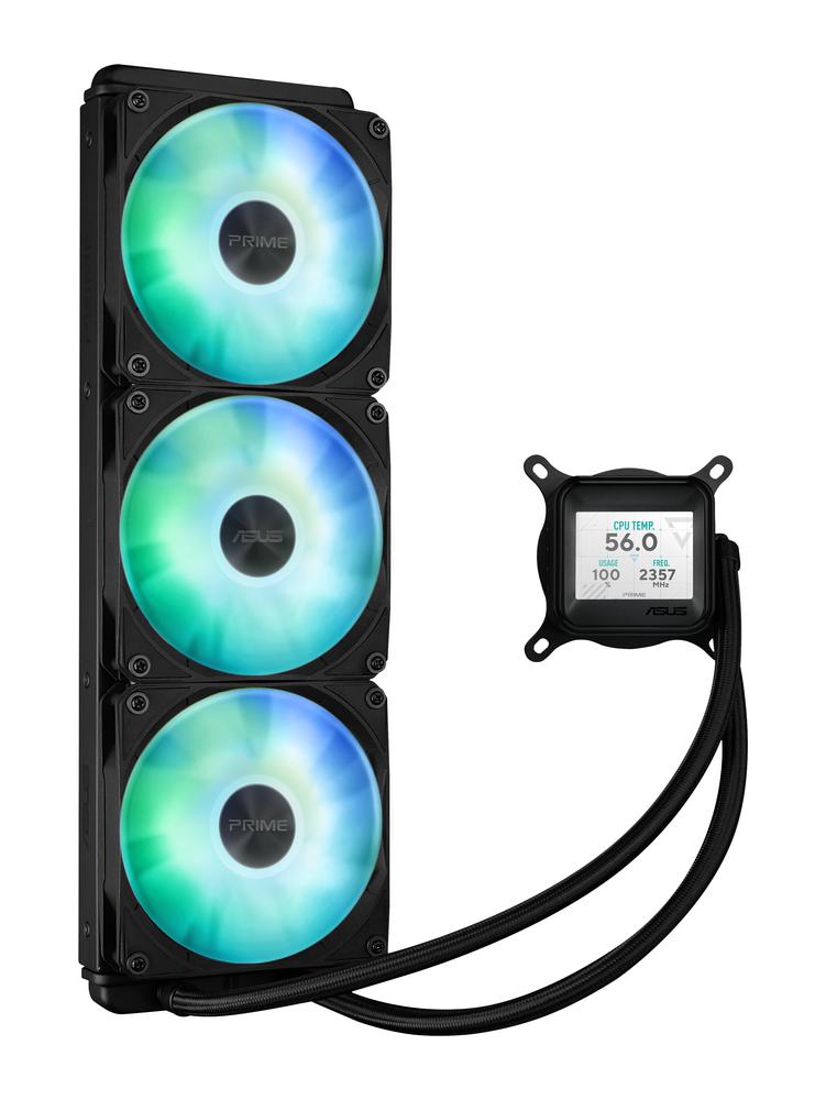 Kit de refrigeración líquida ASUS Prime LC 360 ARGB 3x 120mm negro