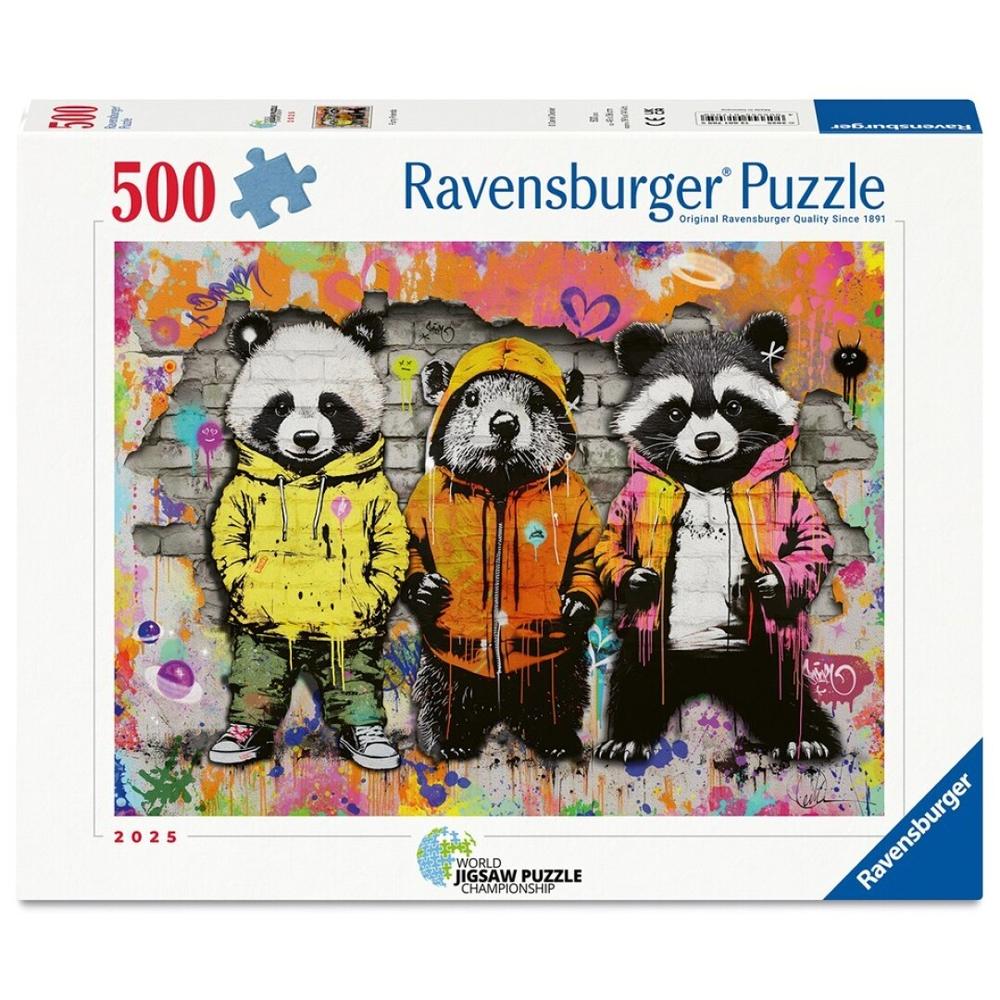 Puzzle Ravensburger Amigos Peludos 500 Piezas