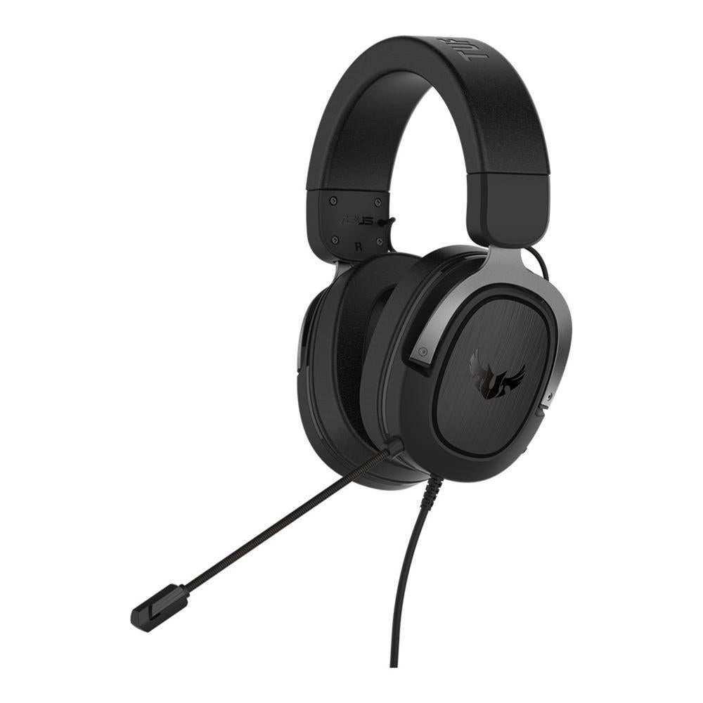 Auriculares ASUS TUF Gaming H3 Gun Metal - Sonido Envolvente y Comodidad Duradera