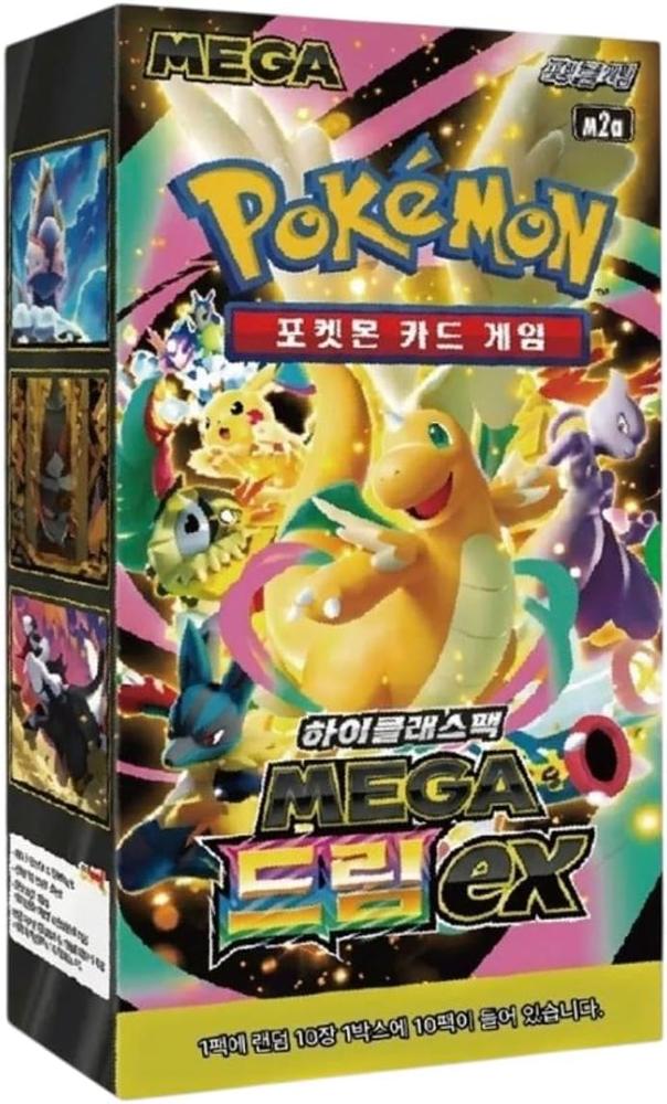Pokémon TCG Mega Dream EX Sobres de Refuerzo Coreano