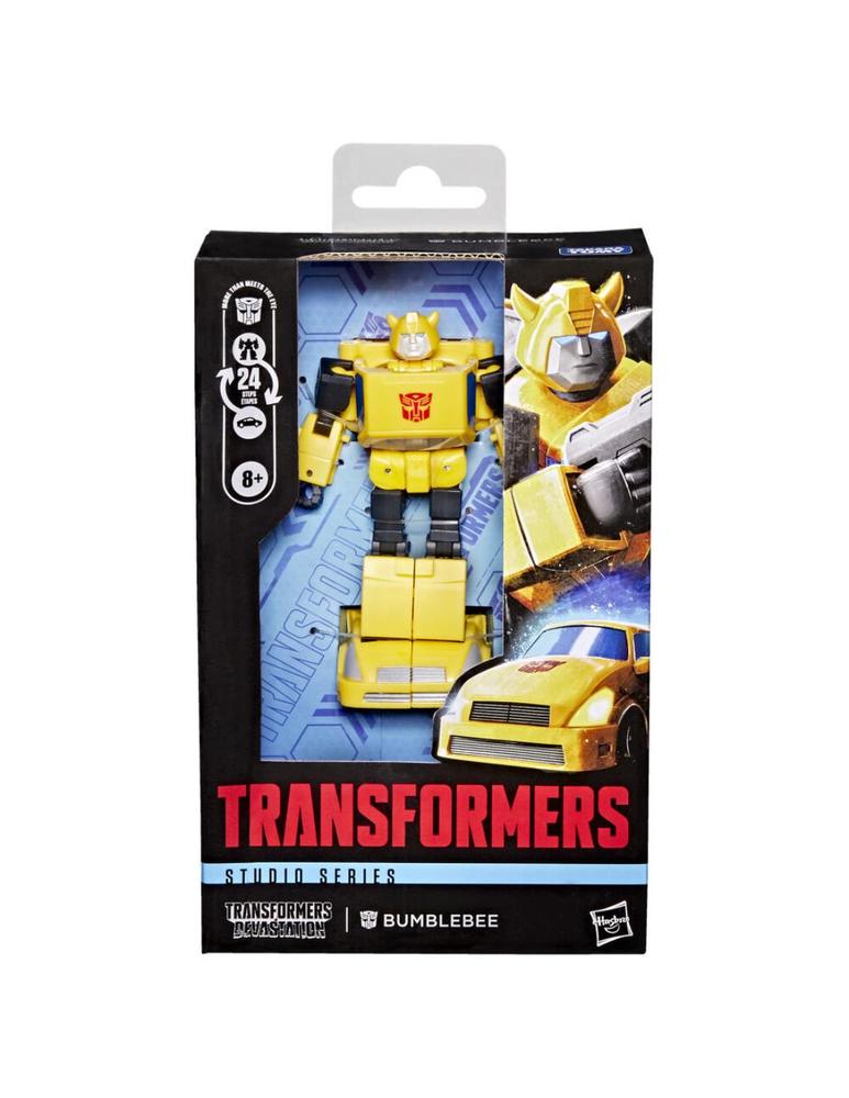 Figura Articulada Bumblebee Clase Deluxe Transformers Devastación - Studio Series 10,5 cm Hasbro
