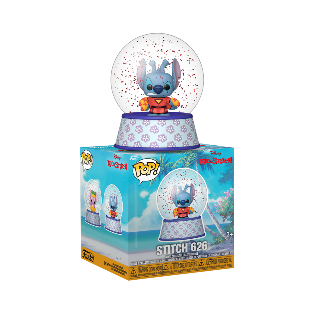 Assortment Mini Glitter Globes: Stitch - 12pc PDQ