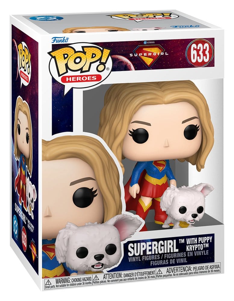 Funko Pop! & Buddy Supergirl con Puppy Krypto