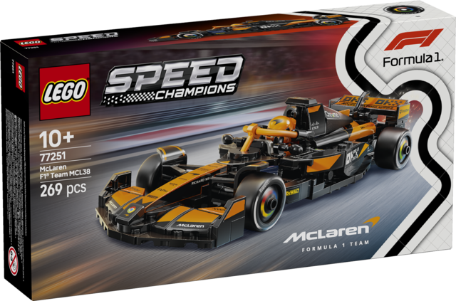 LEGO Speed Champions F1 Coche de Carreras McLaren MCL38