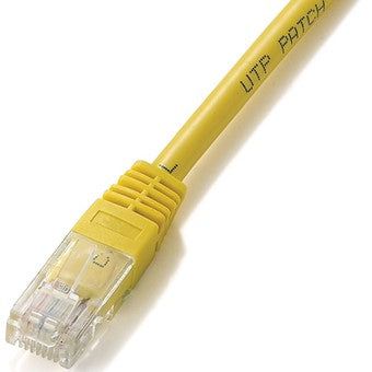 Cable de Red U/UTP Cat6 RJ45 de 10m - Amarillo, 26 AWG