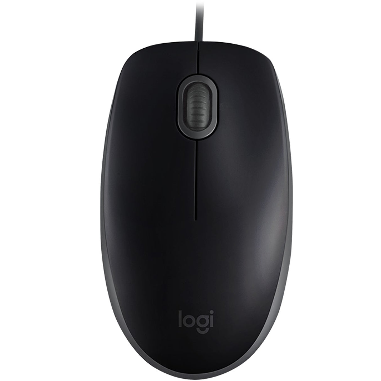 Ratón óptico silenciador Logitech B110 con cable USB negro