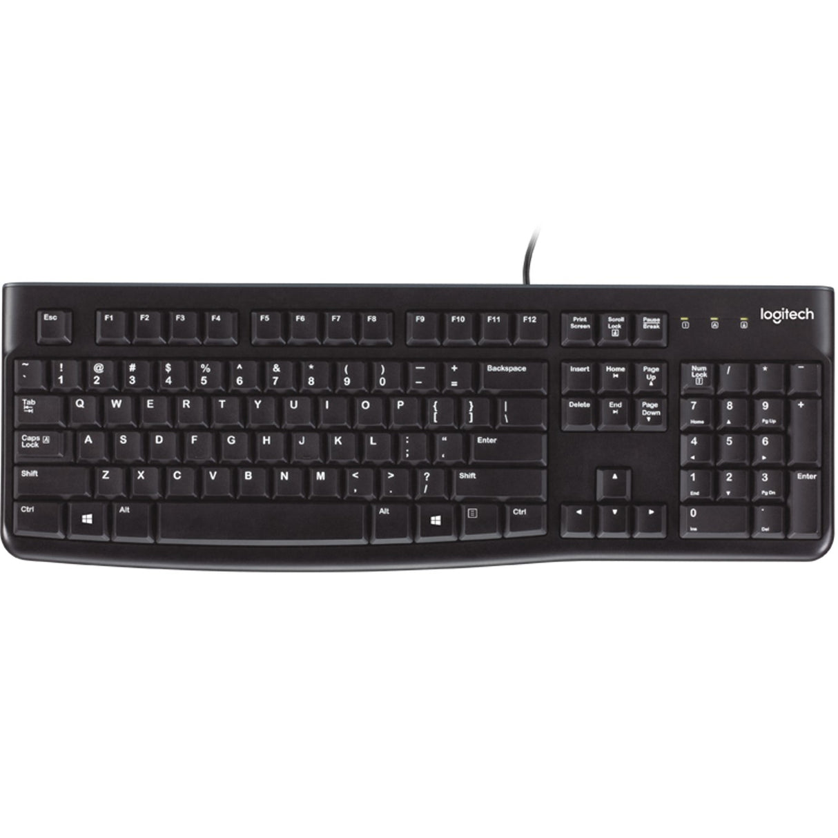 Teclado Logitech K120 USB Negro - Comodidad y Durabilidad en Cada Tecla