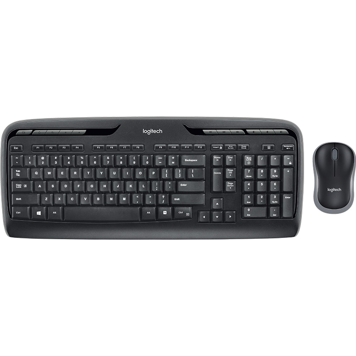 Teclado y ratón Logitech MK330 inalámbrico negro inglés internacional