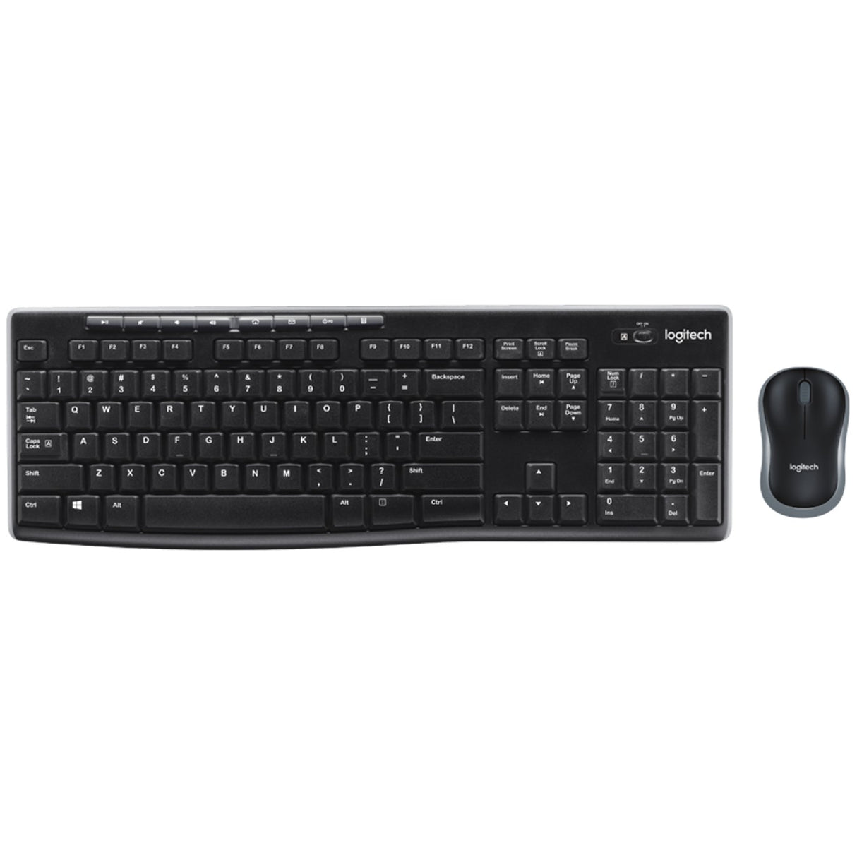 Teclado y Ratón Inalámbricos Logitech MK270 - Rendimiento Compacto y Duradero