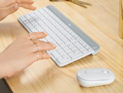 Teclado y Ratón Inalámbricos Logitech MK470 Blancos - Minimalista y Silencioso