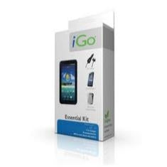 Kit Esencial iGO para iPad 2: Funda de Silicona, Protector de Pantalla, Cargador y Cable