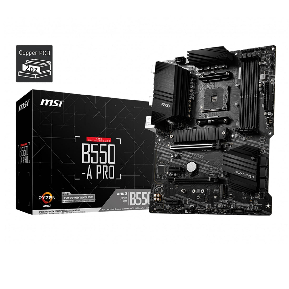 Placa Base MSI B550-A PRO AM4 ATX para AMD Ryzen - Rendimiento y Estabilidad