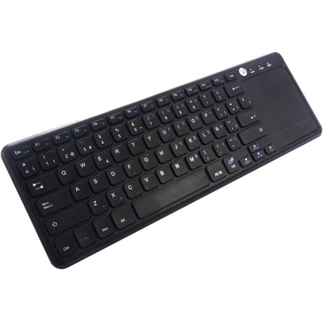 Teclado Inalámbrico Coolbox con Touchpad Multitáctil y Funciones Multimedia