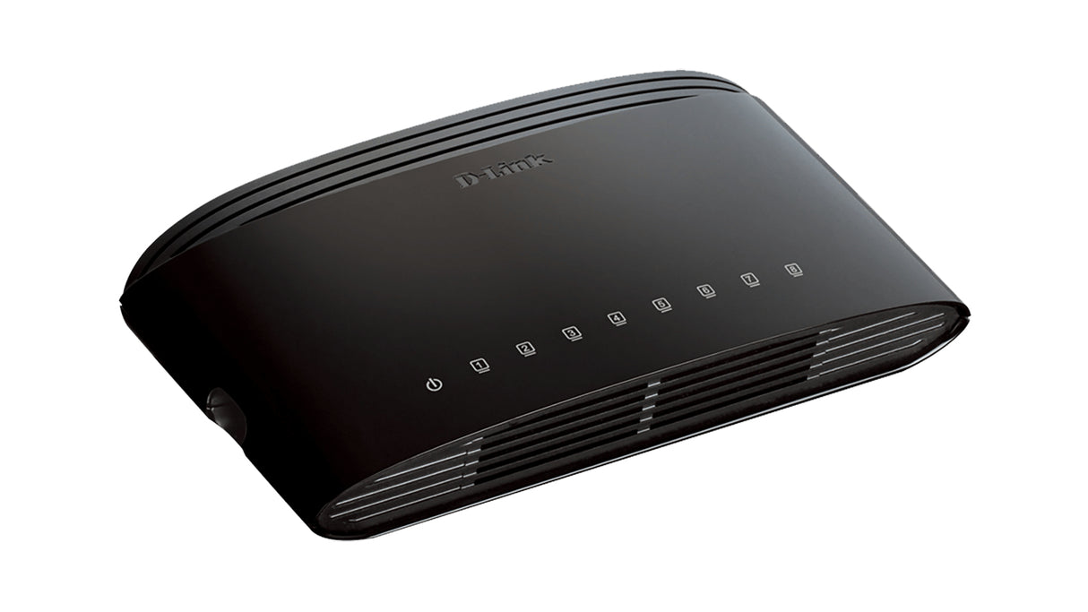 Conmutador Ethernet D-Link 8 Puertos 10/100Mbps DES-1008D