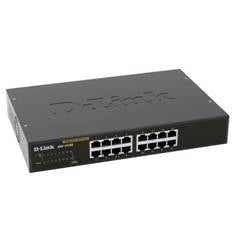 Conmutador D-Link de 16 Puertos Gigabit Metalizado para Escritorio