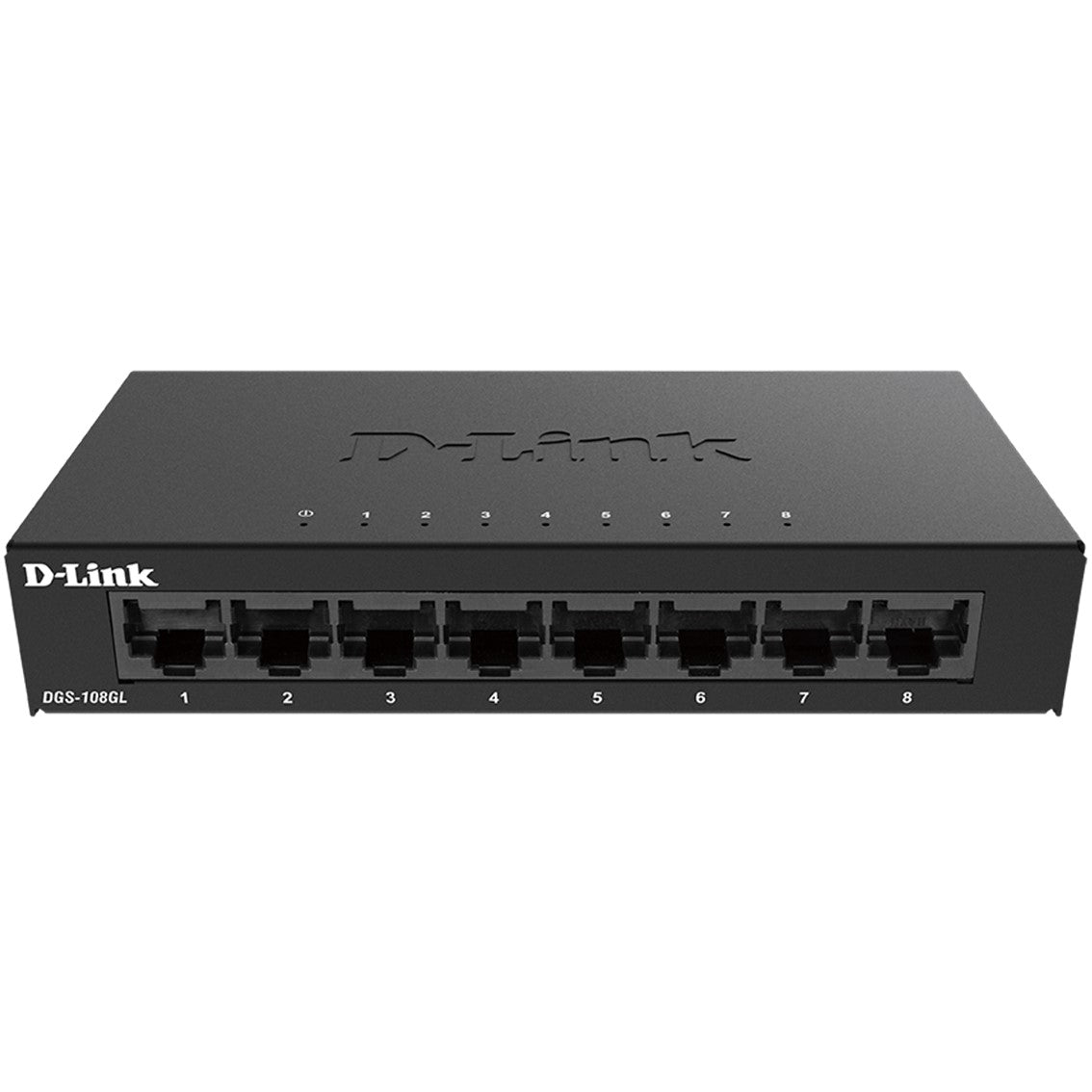 Switch D-Link de 8 Puertos Gigabit RJ-45 Plug & Play en Carcasa Metálica