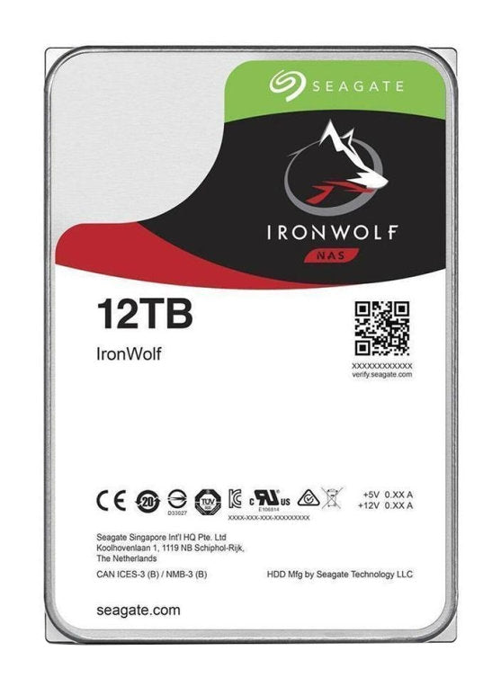 HDD IronWolf 12 TB 3.5" SATA III - 7200 RPM