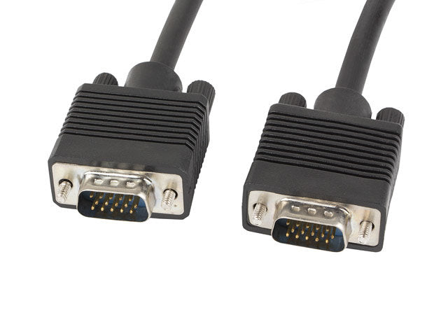 Cable VGA Lanberg Macho de Doble Blindaje con Núcleo de Ferrita - 1.8m Negro