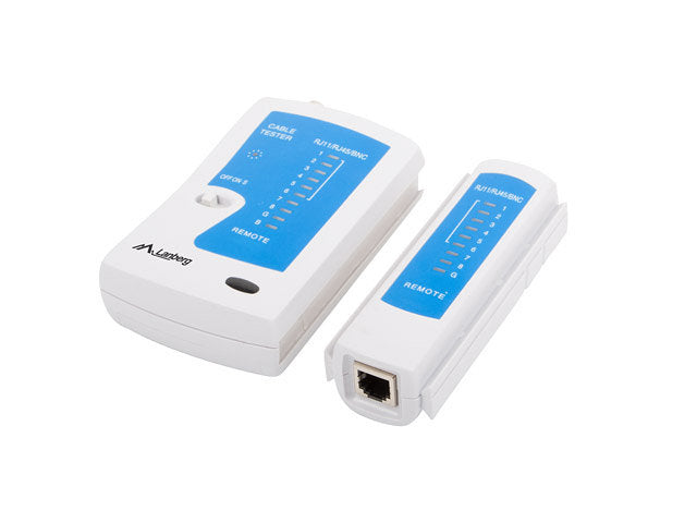 Probador de Cables Lanberg RJ45/RJ11/RJ12 - Multifuncional UTP/FTP/SFTP Coaxial