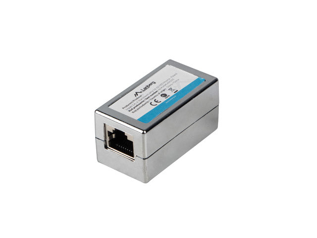 Acoplador LANBERG Cat. 6 FTP RJ45 Hembra a Hembra Plateado