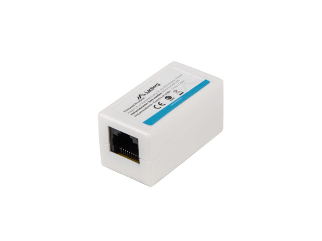 Acoplador Lanberg RJ-45 Hembra a Hembra Cat. 5E UTP Blanco