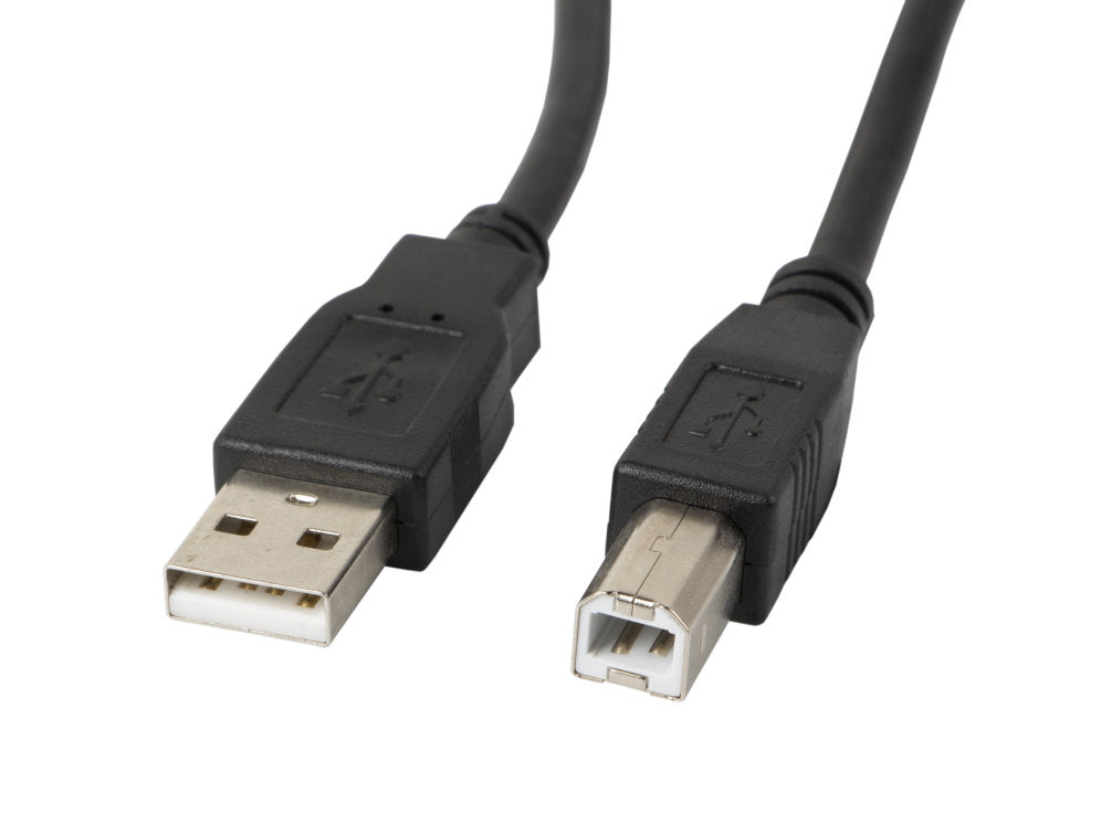 Cable USB A a B Macho Negro 1m - Alta Velocidad 480 Mb/s