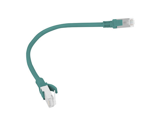 Cable Lanberg Cat.6 UTP 0,25m Verde Fluke Passed - Alta Velocidad y Rendimiento