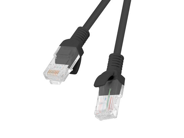 Latiguillo Lanberg Cat.6 UTP 2m Negro - Conexión de Alta Velocidad