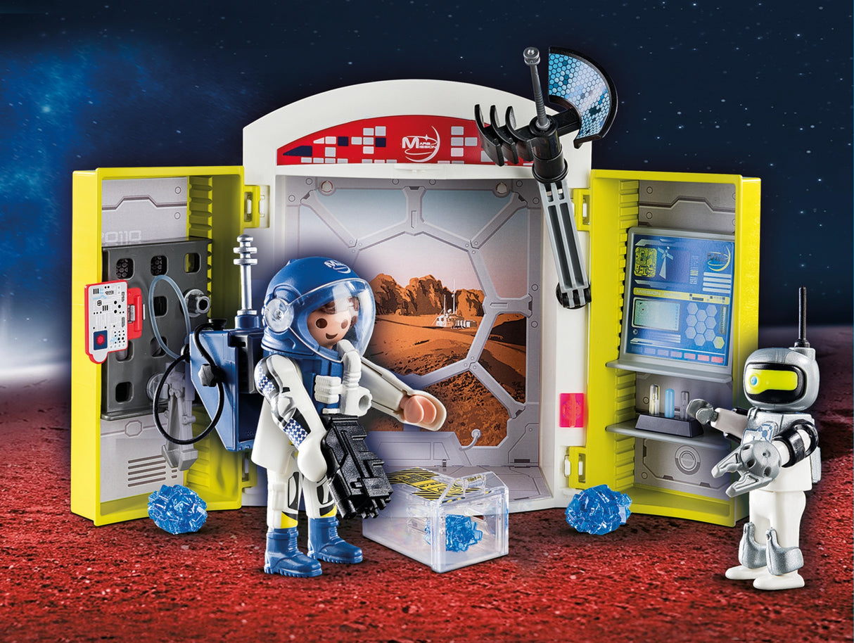 Aventura Espacial Playmobil: Cofre de Misión a Marte con Astronauta y Robot
