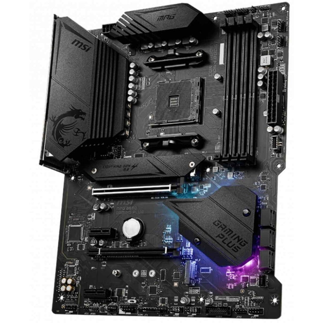 Placa Base MSI MPG B550 Gaming Plus ATX - Rendimiento y Personalización para Gamers