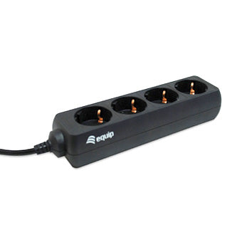 Regleta de 4 Tomas Schuko con Cable de 1.1m 220-240V