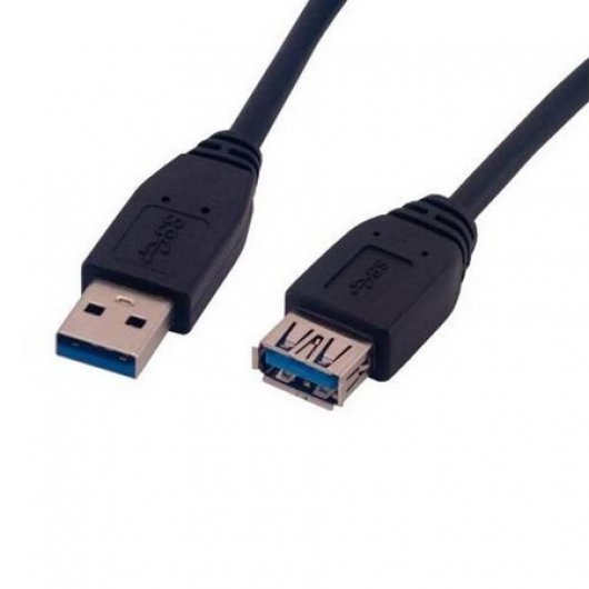 Cable USB 3.0 Tipo A Macho a Hembra de 3m - Alta Velocidad y Antinterferencias