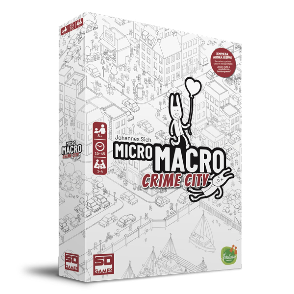 MicroMacro: Detective en Crime City - Juego de Mesa Galardonado