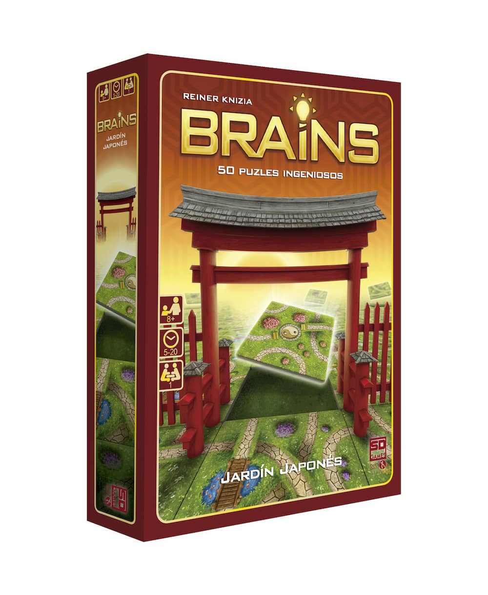 Juego de Mesa Brains: El Jardín Japonés - 50 Puzles Desafiantes
