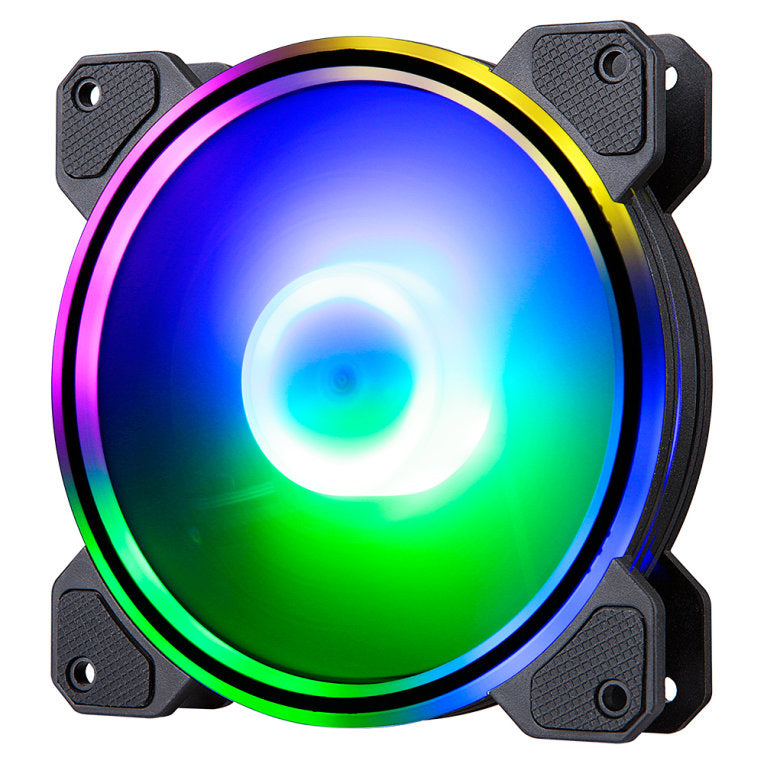 Ventilador Hiditec ARGB N9 120mm con Iluminación Doble Anillo