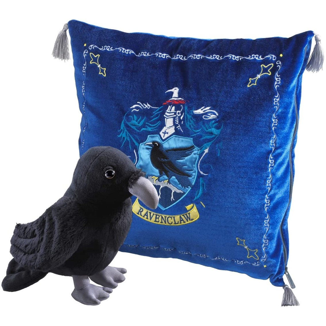 Peluche Cuervo Ravenclaw con Cojín de Noble Collection