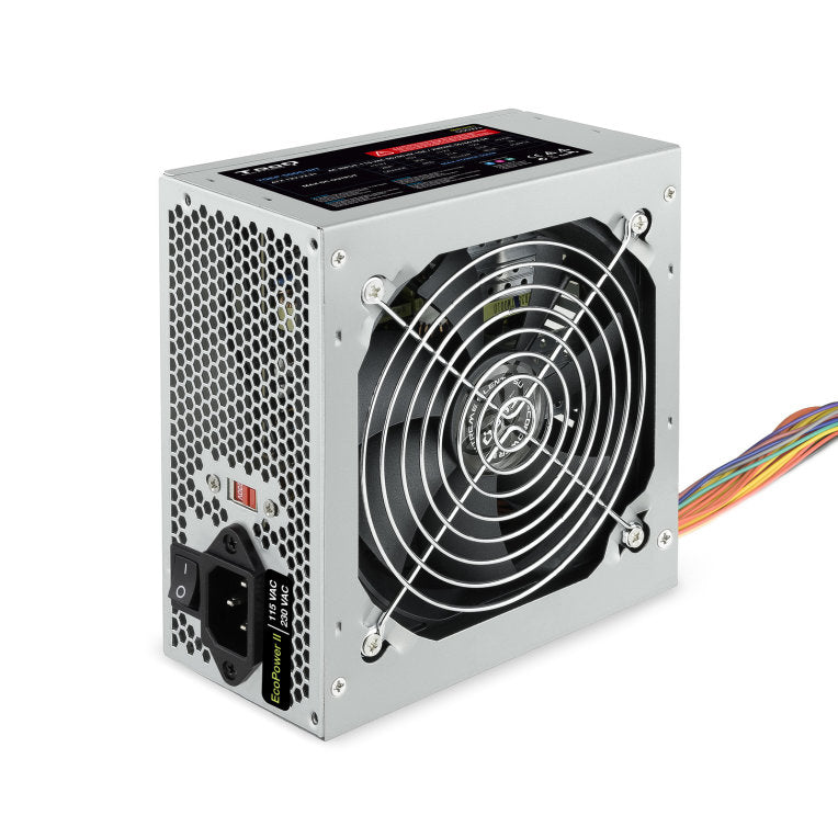 Fuente de Alimentación TooQ Ecopower II TQEP-500S ATX 500W Silenciosa