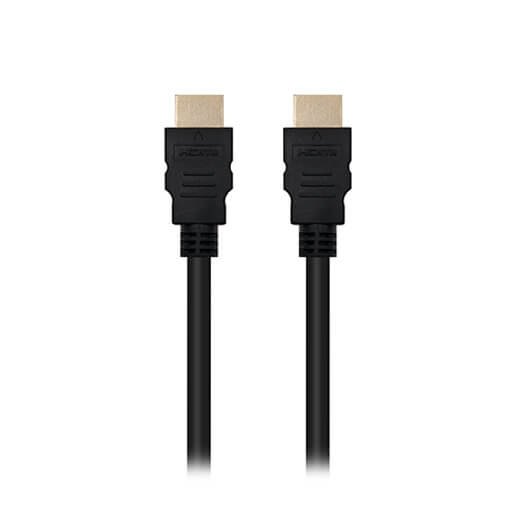 Cable HDMI 1.4 Macho a Macho Nanocable 1.5m Alta Velocidad 4K 10Gbps Negro