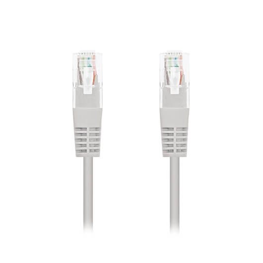 Cable de Red UTP Cat5e RJ45 Nanocable 10m Gris