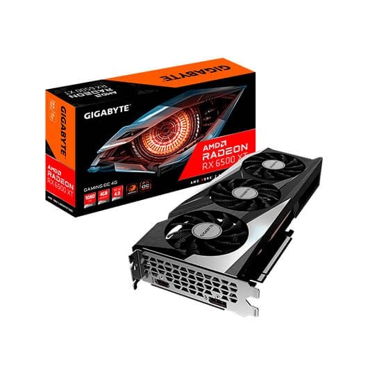 Tarjeta Gráfica Gigabyte RX 6500 XT Gaming OC 4GB GDDR6 - Rendimiento y Estilo Superior