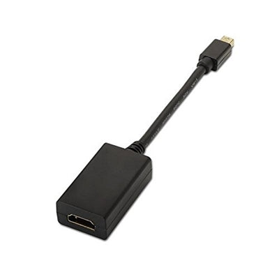 Conversor Mini DisplayPort a HDMI Macho-Hembra 15cm Negro