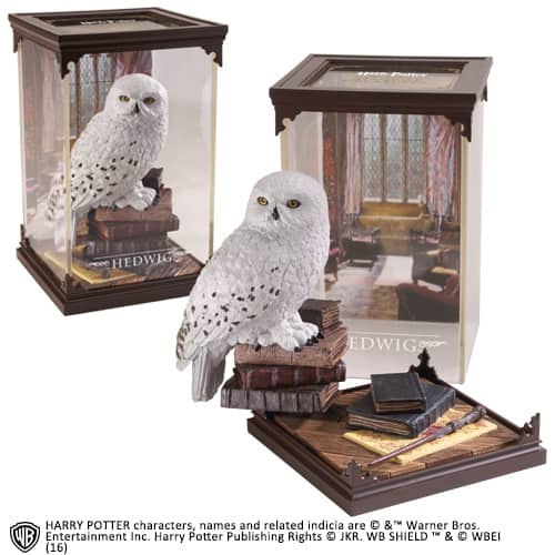 Estatua Hedwig - Creaturas Mágicas de Noble Collection