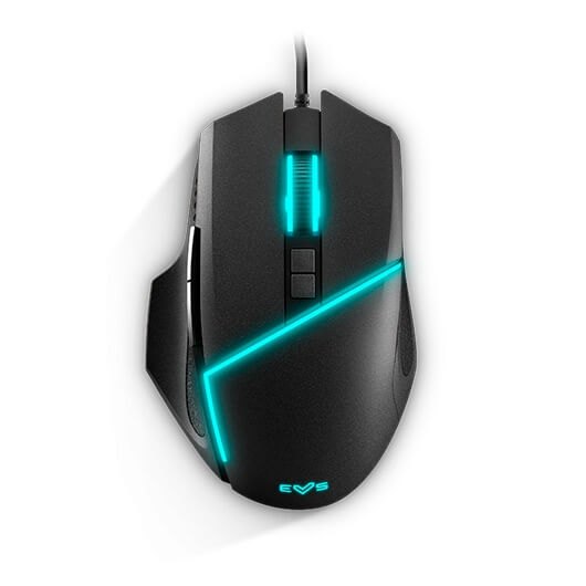 Ratón óptico Energy Sistem Gaming ESG M2 - 6400 DPI, RGB, 8 botones