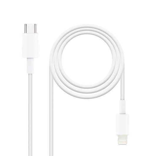 Cable Lightning a USB-C Nanocable 50cm - Conexión Rápida y Eficiente