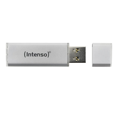 Memoria USB 3.2 Intenso Ultra 64GB en Aluminio Plateado