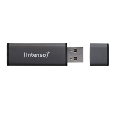Memoria USB 2.0 Intenso Alu 64GB Antracita Elegante y Compacta