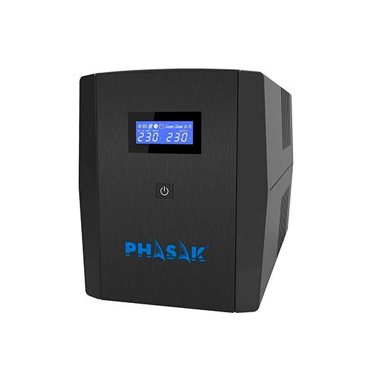 SAI UPS Phasak Sirius 2260VA PH 7322 - Potencia y Protección Compacta